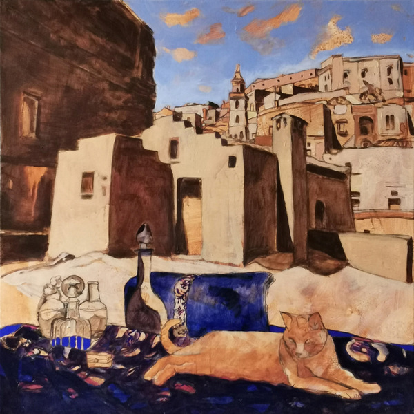 matera 7 - 80x80 - technique mixte